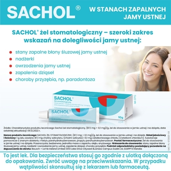 Sachol żel 10 g