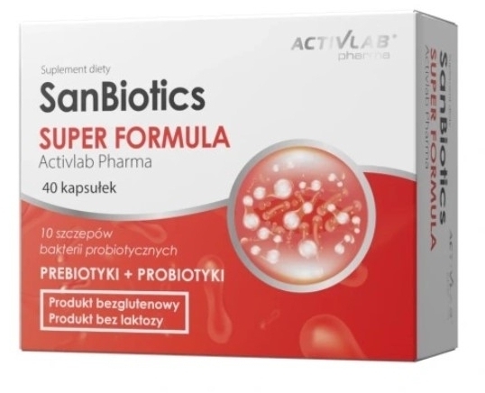 SanBiotics Super Formula Activlab 40 kapsułek