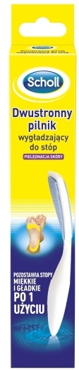 Scholl Dwustronny pilnik wygładzający do stóp 1 szt.