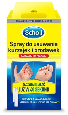 Scholl Spray do usuwania kurzajek i brodawek 80 ml