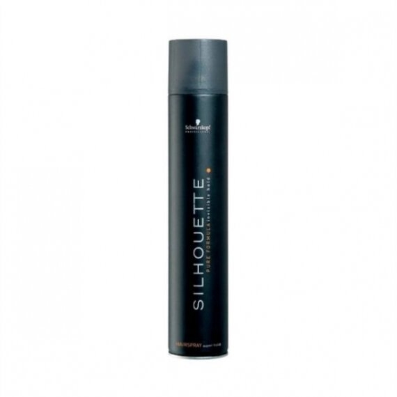 Schwarzkopf Silhouette Bardzo mocny lakier czarny 500 ml