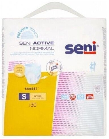 Seni Active Normal Majtki chłonne S 30 sztuk