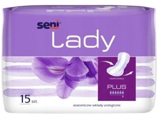Seni Lady Plus Air Wkładki Urologiczne Dla Kobiet 15 sztuk