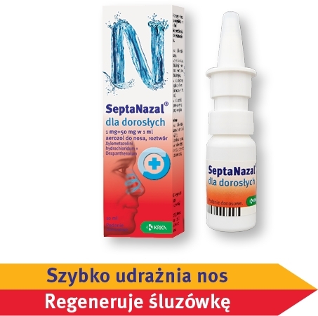 Septanazal dla dorosłych (1 mg+50 mg)/ml aerozol do nosa 10 ml