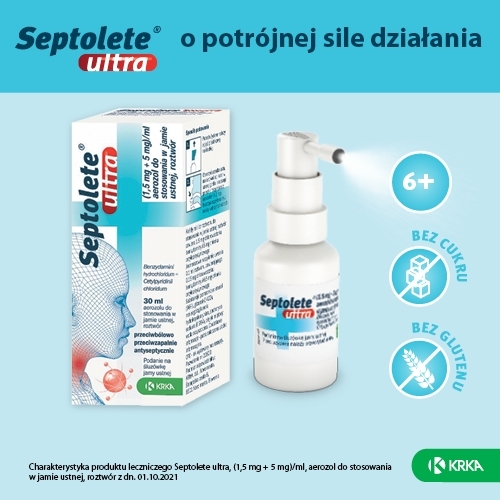 Septolete Ultra aerozol 30 ml