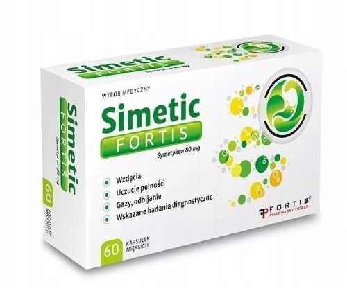 Simetic Fortis 80 mg 60 kapsułek