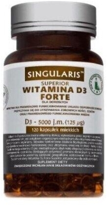 Singularis Vitamin D3 Forte 5000 IU 120kap
