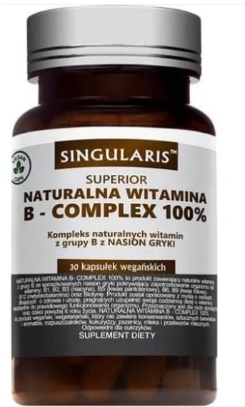 Singularis Witamina B-complex 100% z nasion gryki 30 kapsułek
