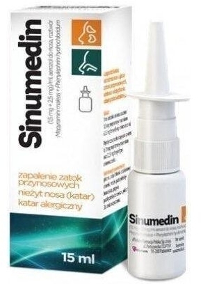 Sinumedin aerozol do nosa 15 ml