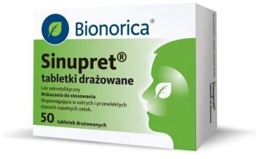 Sinupret 50 tabletek drażowanych
