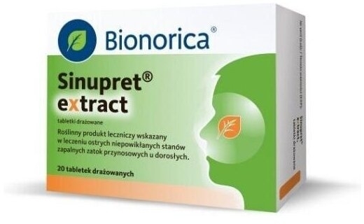 Sinupret extract 20 drażetek