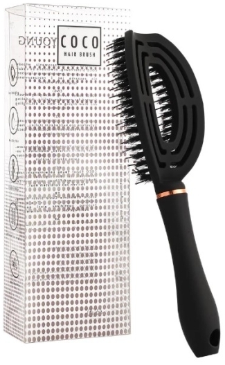 SisterYoung COCO BLACK Szczotka do włosów 1 sztuka