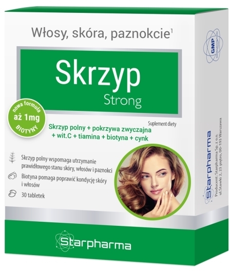 Skrzyp Strong nowa formuła 30 tabletki