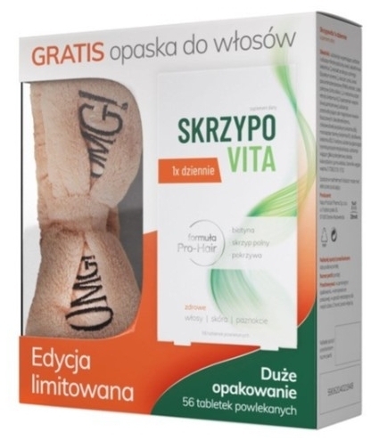 Skrzypovita 1x dziennie 56 tabletek + opaska
