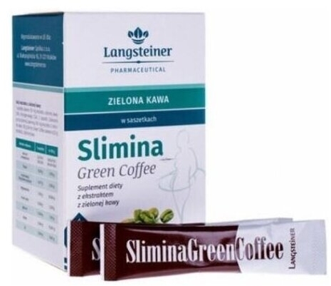 Slimina Green Coffee Zielona kawa proszek 15 saszetek