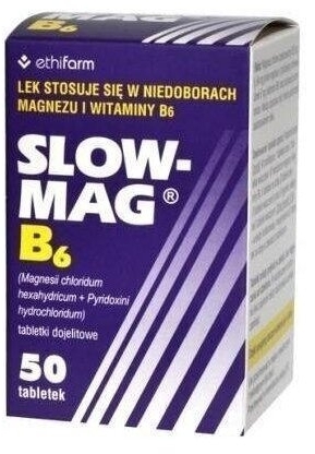 Slow-Mag B6 50 tabletek