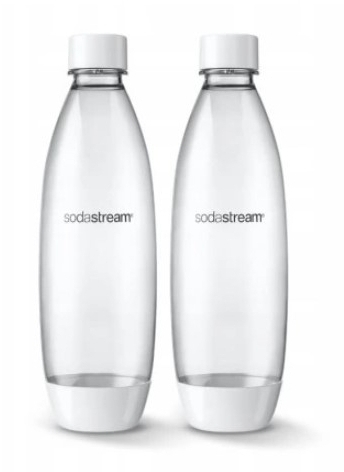 Soda Stream Fuse butelka biała 1L 2 sztuki