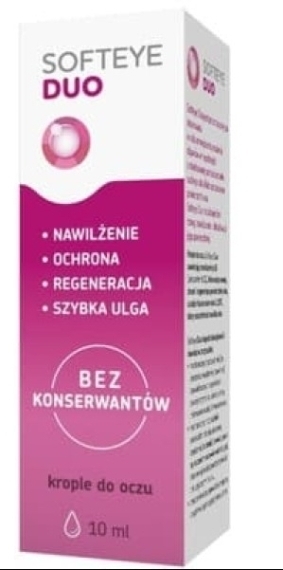 Softeye Duo, krople do oczu 10 ml