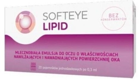 Softeye Lipid Emulsja do oczu 20 x 0,3 ml