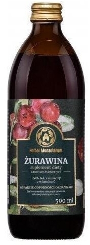 Sok z Żurawiny Herbal Monasterium 500ml