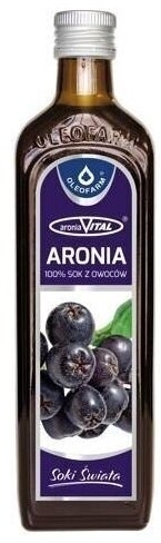 Sok z aronii aroniaVital OLEOFARM 490 ml
