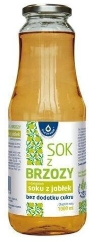Sok z brzozy z dodatkiem soku z jabłek bez cukru OLEOFARM 1000 ml