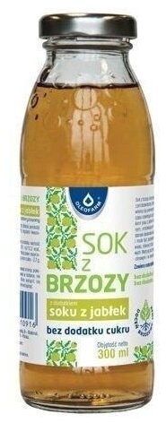 Sok z brzozy z dodatkiem soku z jabłek bez cukru OLEOFARM 300 ml