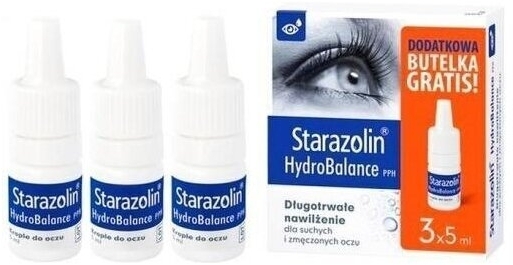 Starazolin HydroBalance PPH krople 3 x 5 ml