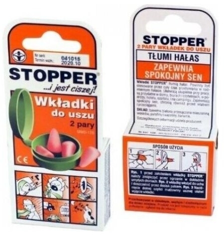 Stopper 120 tłum.do uszu pudeł.(2 pary)
