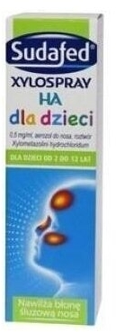 Sudafed XyloSpray HA dla dzieci 10 ml