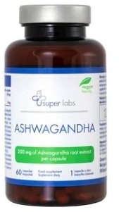 Super Labs Ashwagandha 60 kapsułek