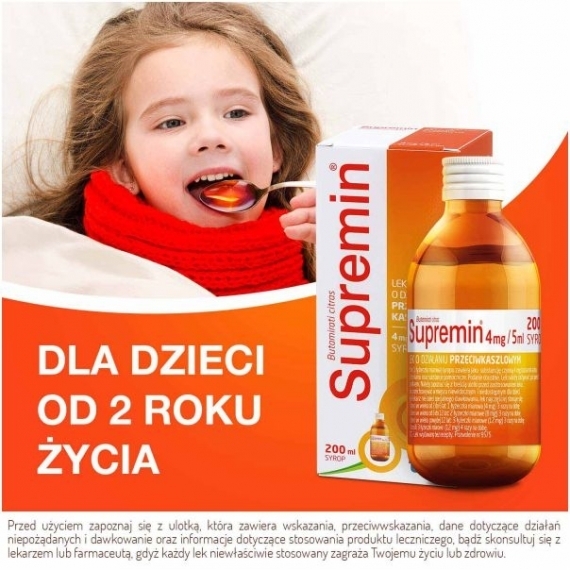 Supremin syrop 4 mg/5ml 200 ml