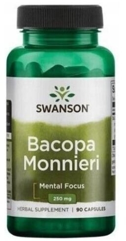 Swanson Bacopa Monniera BaCognize Extract 90 kapsułek