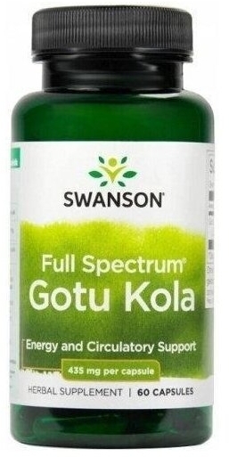 Swanson Gotu Kola 435mg 60 kapsułek
