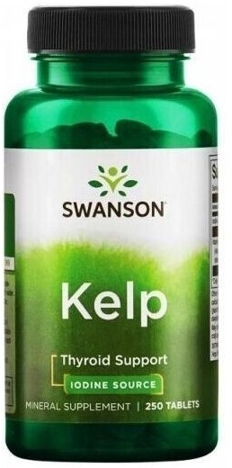 Swanson Kelp 250 tabletek