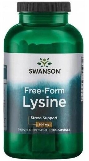 Swanson L-Lizyna 500mg 100 kapsułek
