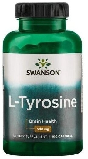 Swanson L-Tyrozyna 500mg 100 kapsułek