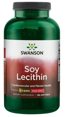 Swanson Lecytyna 1200 mg 180 kapsułek