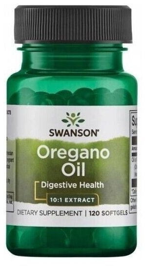 Swanson Oregano olej ekstrakt 120 kapsułek