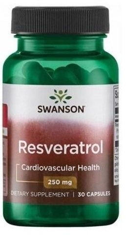 Swanson Resweratrol 250 mg 30 kapsułek