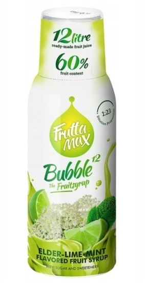 Syrop FruttaMax Limonka z miętą i bzem 500ml