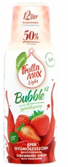 Syrop FruttaMax Truskawka Light 500 ml na 12 litrów