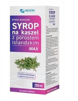 Syrop na kaszel z porostem islandzkim MAX 200 ml