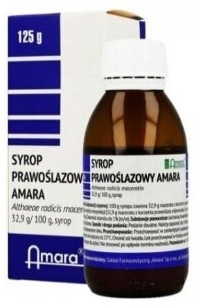 Syrop prawoślazowy amara 5 % 125 g