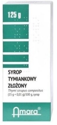 Syrop tymiankowy złożony amara 125 g