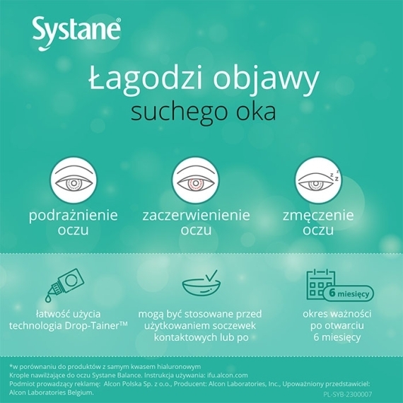 Systane Balance krople do oczu 10 ml