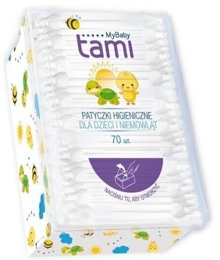 TAMI Baby Patyczki higieniczne dla dzieci 70 sztuk