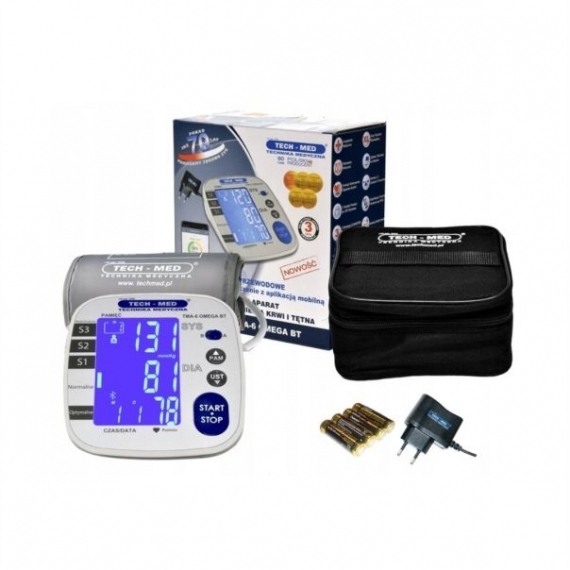 TECH-MED ciśnienieniomierz elektroniczny TMA-6 OMEGA BT z bluetooth