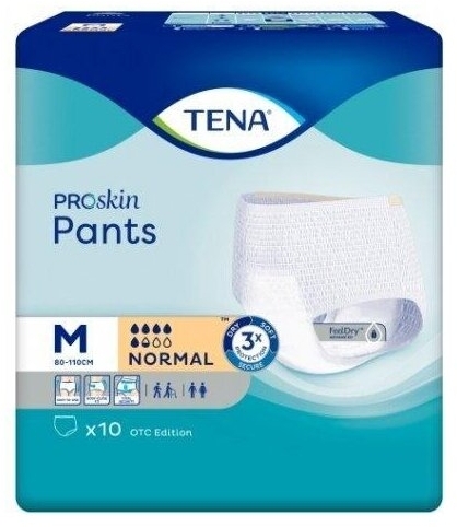 TENA Majtki chłonne Pants ProSkin Normal OTC Edition rozmiar M 10 sztuk
