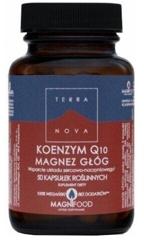 TERRANOVA Koenzym Q10 Magnez Głóg 100 kapsułek
